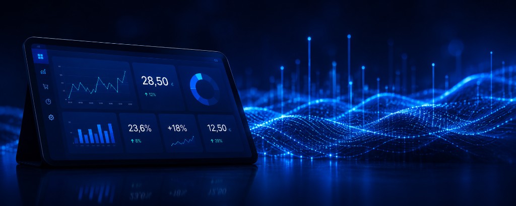 Dashboard de AI Pricing con evolución de precios y márgenes